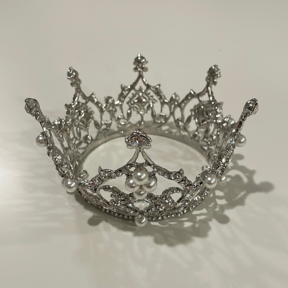 Korean style princess bridal tiara